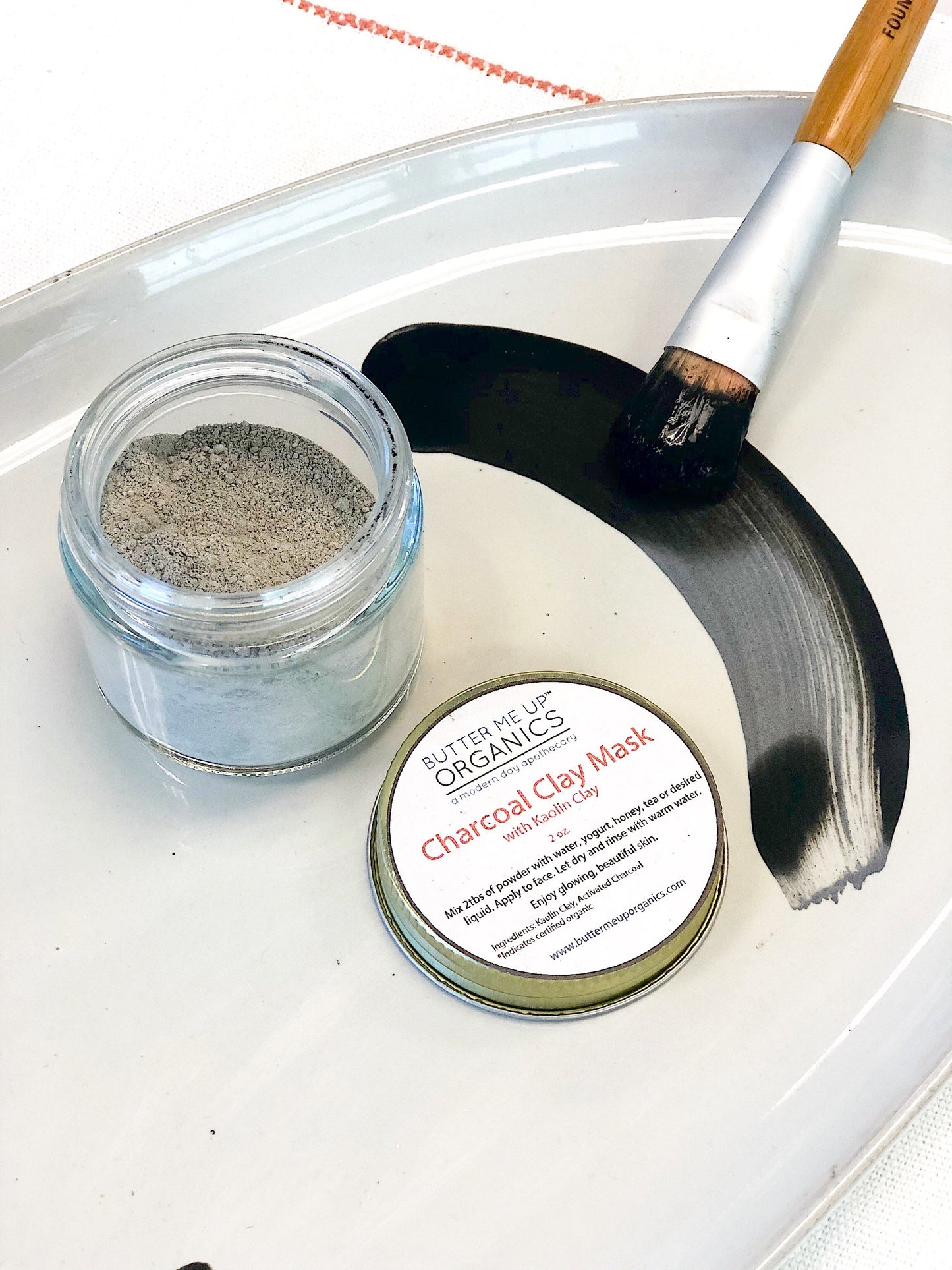 Organic Charcoal Mask / Activated Charcoal Mask - Organify Me