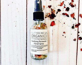 Organic Rose Water Facial Setting Spray Makeup - Organify Me