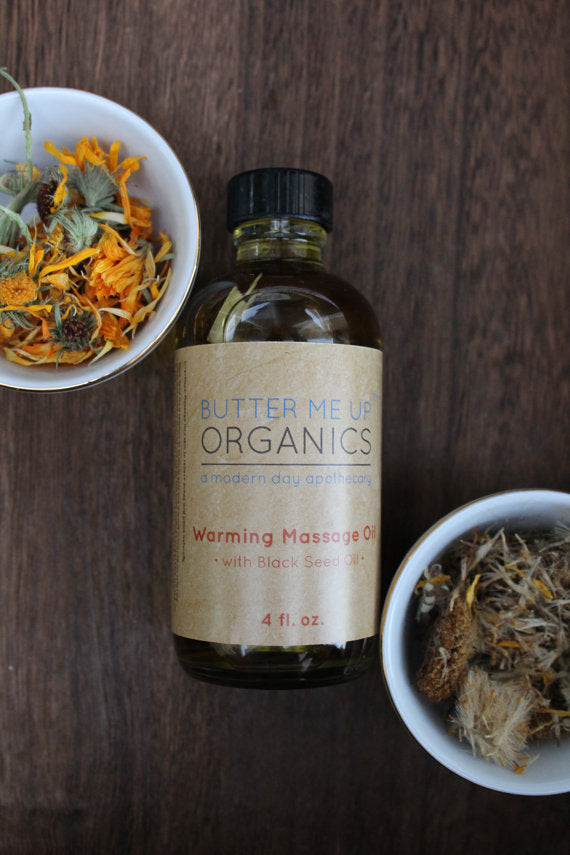 Organic Warming Massage Oil Muscle Ache Reliever - Organify Me