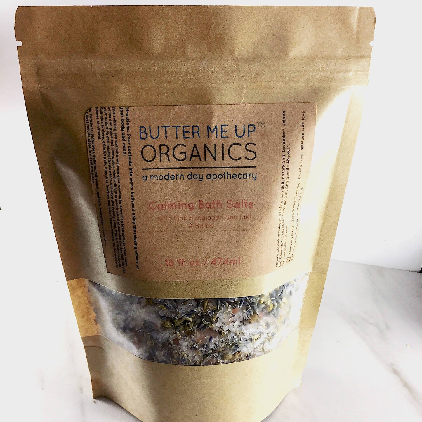 Calming Bath Salts / Detox / Relaxation / Lavender & Chamomile / - Organify Me