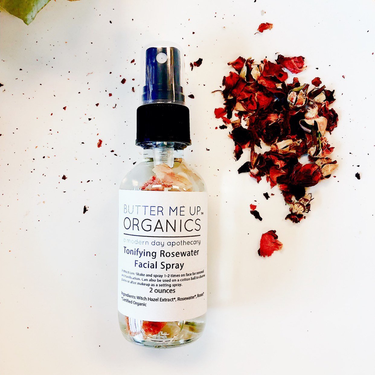 Organic Rosewater Toner / Facial Mist / Makeup Setting Spray / Organic - Organify Me