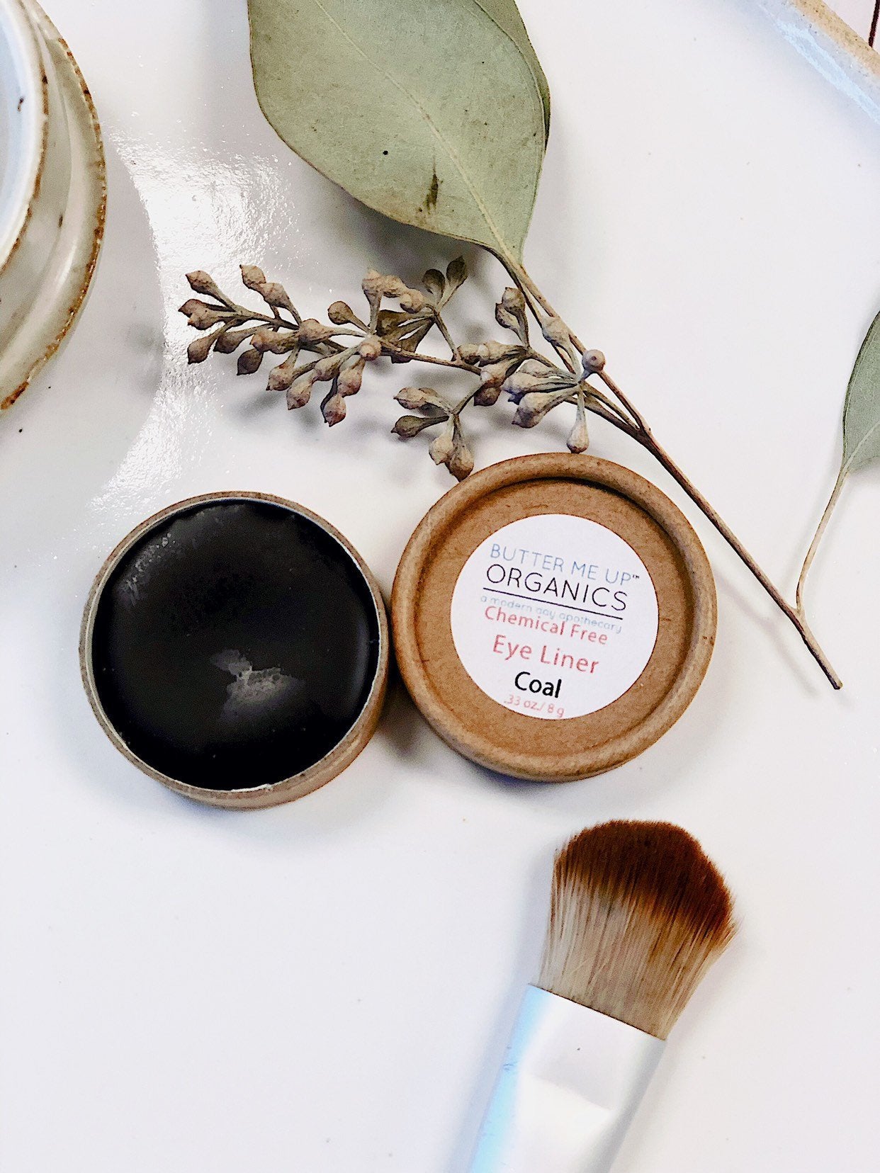 Organic Eyeliner / Organic Eye Makeup / Eye Coal / Butter Me Up - Organify Me