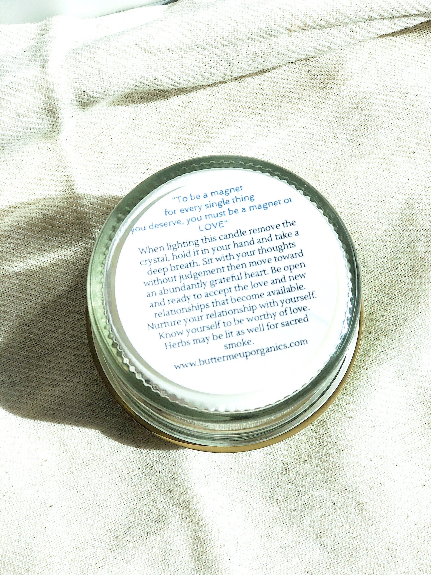 Love Spell / Intention Candle/ Ritual Candle / Love and Light / Rose - Organify Me