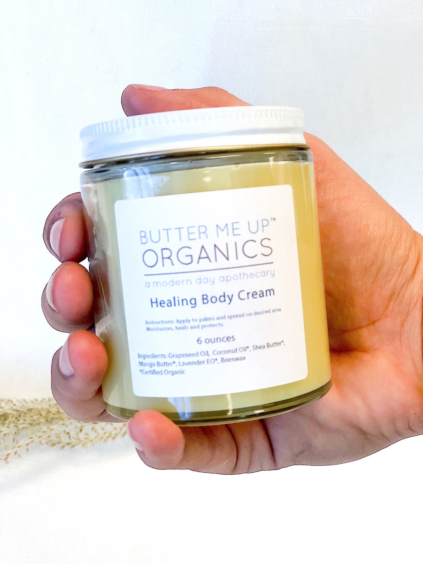 Healing Body Cream / organic body lotion / winter skin / dry skin / - Organify Me