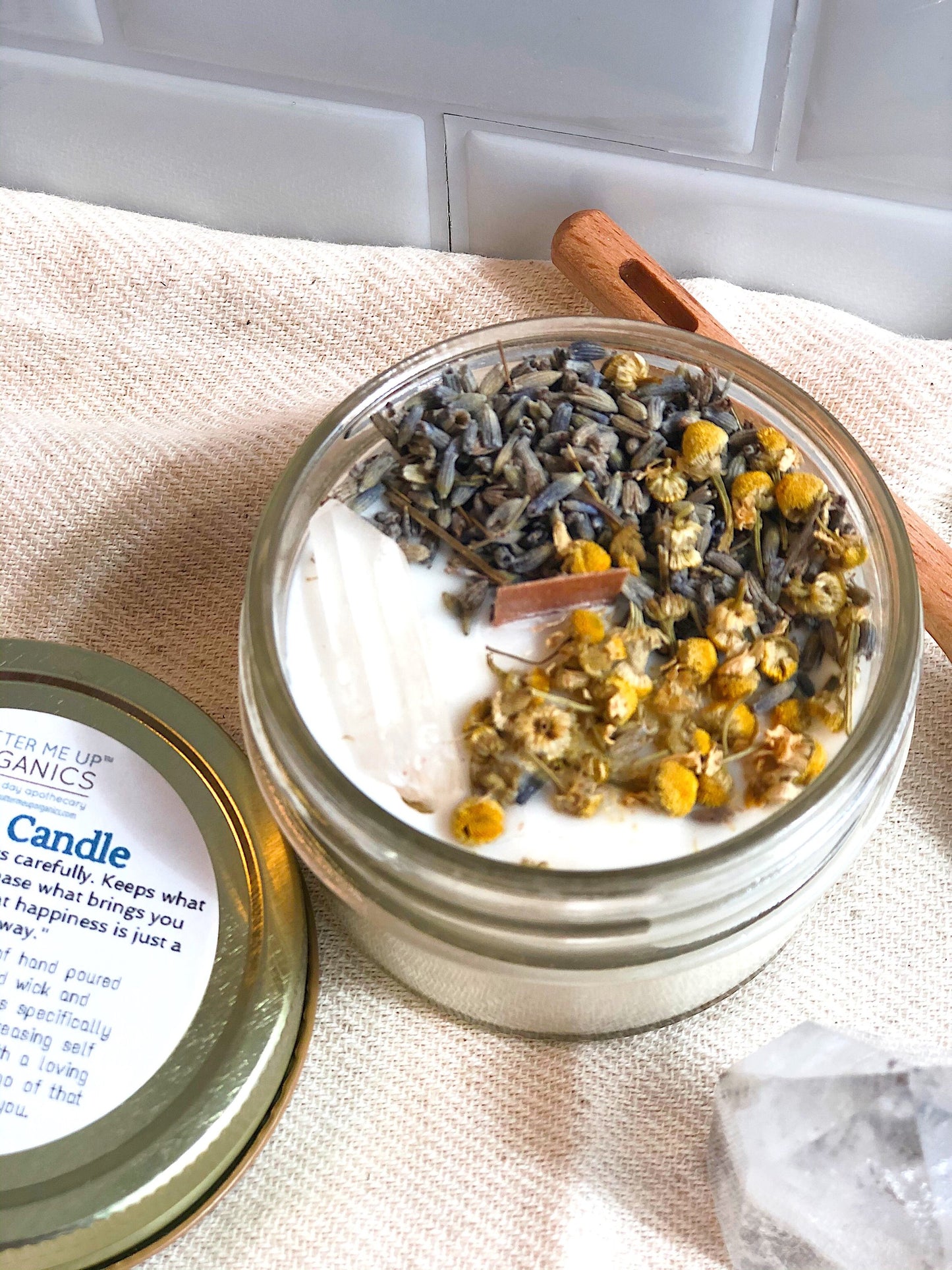 Peace Candle / Serenity Candle / Intention Candle / Ritual Candle / - Organify Me