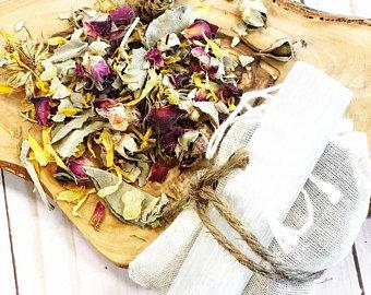 Organic Smudge Set / Energy Cleansing / Ritual / Altar / Purification - Organify Me
