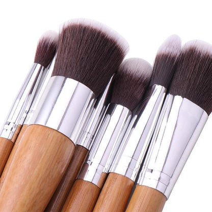 Lucky Beauty Bamboo Brush Set of 11 pcs - Organify Me