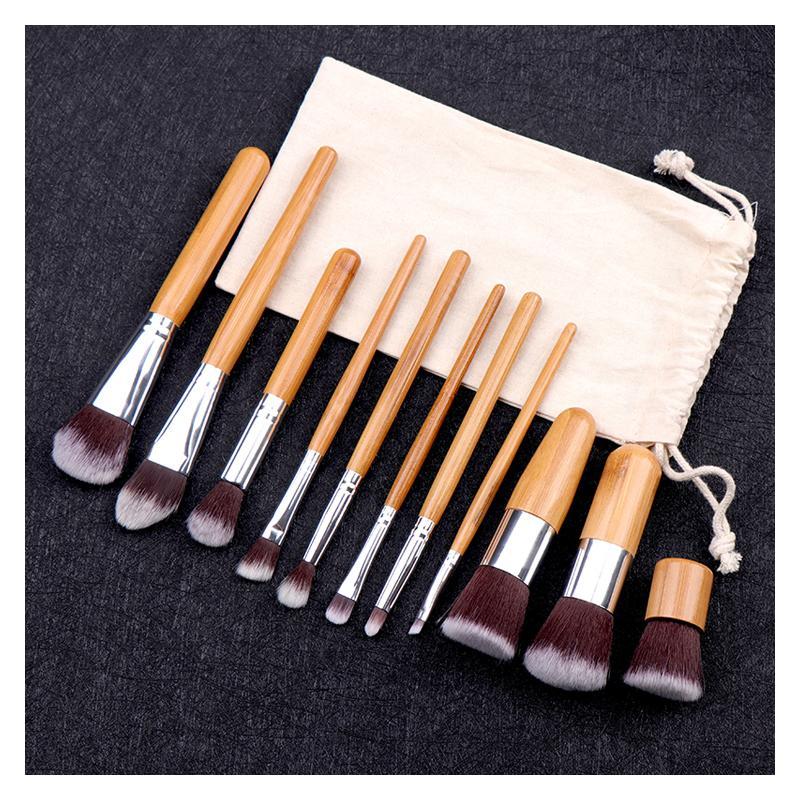 Lucky Beauty Bamboo Brush Set of 11 pcs - Organify Me