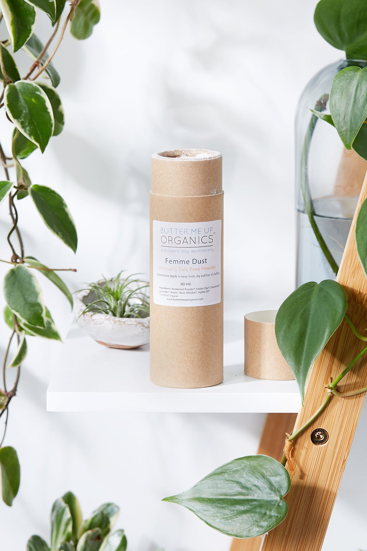 Femme Dust / Organic Talc Free Powder / No Chaffing / Freshening - Organify Me