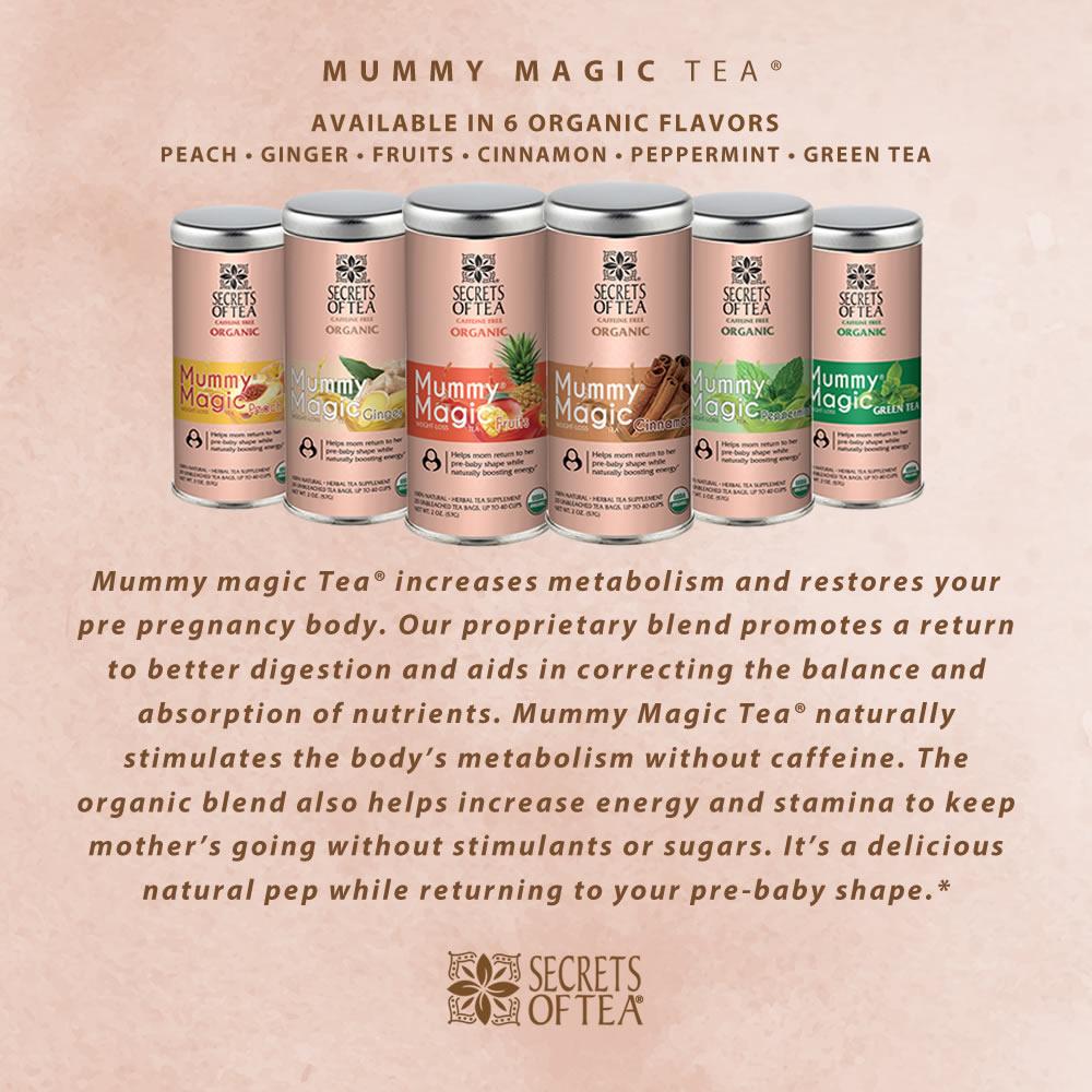 Organic Slimming Herbal Tea - Caffeine-Free with Moringa, 40 Servings - Organify Me