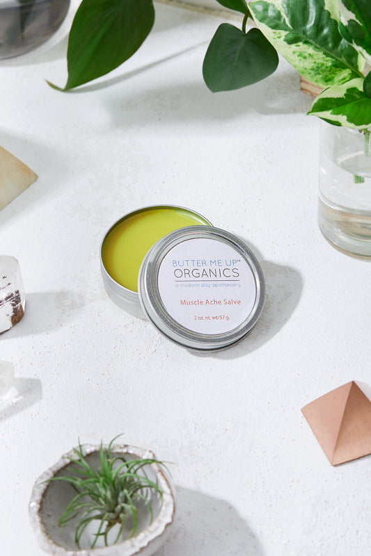 Organic Muscle Ache Salve w/ Cayenne / ZERO WASTE / Plastic Free - Organify Me