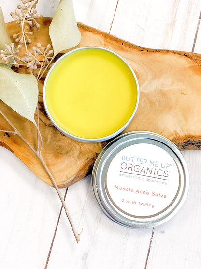 Organic Muscle Ache Salve w/ Cayenne / ZERO WASTE / Plastic Free - Organify Me
