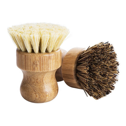 Bamboo Sisal Fiber Dish Brush - Organify Me