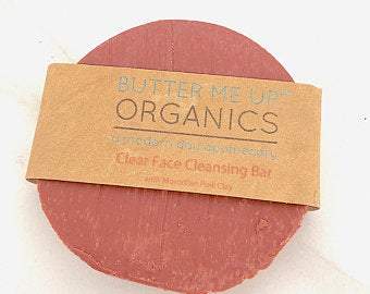 Organic Facial Bar / Organic Face Soap / Rose Clay Soap / Clay Soap - Organify Me