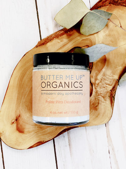 Handmade Organic Deodorant Polite Pitts - Organify Me