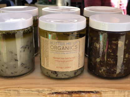 Organic Sea Salt Herbal Scrub Spa Pamper Treat - Organify Me